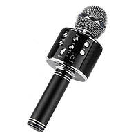 Безпровідний мікрофон караоке bluetooth WS858 Karaoke Black (SH006605)