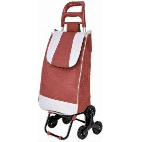 Тачка сумка з потрійним колесом кравчучка 95 см Stenson MH-2786 Red (SH009046)