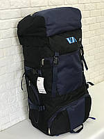 Рюкзак туристичний похідний VA T-04-3 85л, синій S, фото 2