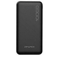 Power Bank УМБ портативний зарядний пристрій Awei P28K 10000 mAh, чорне (SH009301)