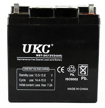 Акумулятор UKC WST-24 12V 24Ah S