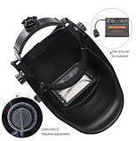 Зварювальний маска хамелеон 5367, чорний з принтом (SH009890), фото 2