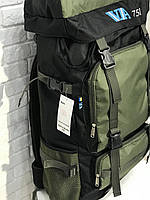 Рюкзак похідний VA T-07-8 75л, хакі S, фото 2