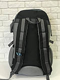 Рюкзак для туризму VA T-09-2 55л, чорний з сірим (SH009234), фото 2