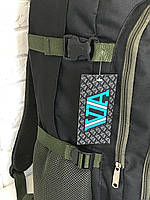 Рюкзак туристичний VA T-02-8 65л, чорний S, фото 3