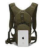 Рюкзак велосипедний туристичний TacticBag B10 олива, 15 л (SH009365), фото 3