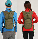Рюкзак велосипедний туристичний TacticBag B10 олива, 15 л (SH009365), фото 5