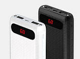 УМБ портативний зарядний Power Bank Awei P70K 20000 mah, чорне (SH009924), фото 5