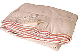 Електропростирадло Electric blanket 5713 150х150 см, бежева S, фото 4