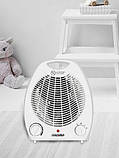 Тепловентилятор обігрівач Mesko MS 7719, білий (SH010214), фото 5
