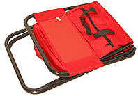 Стілець складаний з сумкою Кенгуру MH-3071 27х22х43 см, червоний S, фото 3