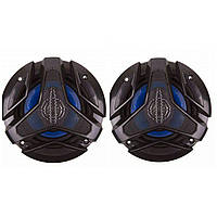 Колонки автомобільні круглі MHZ TS-1048, чорний з синім (SH010430)