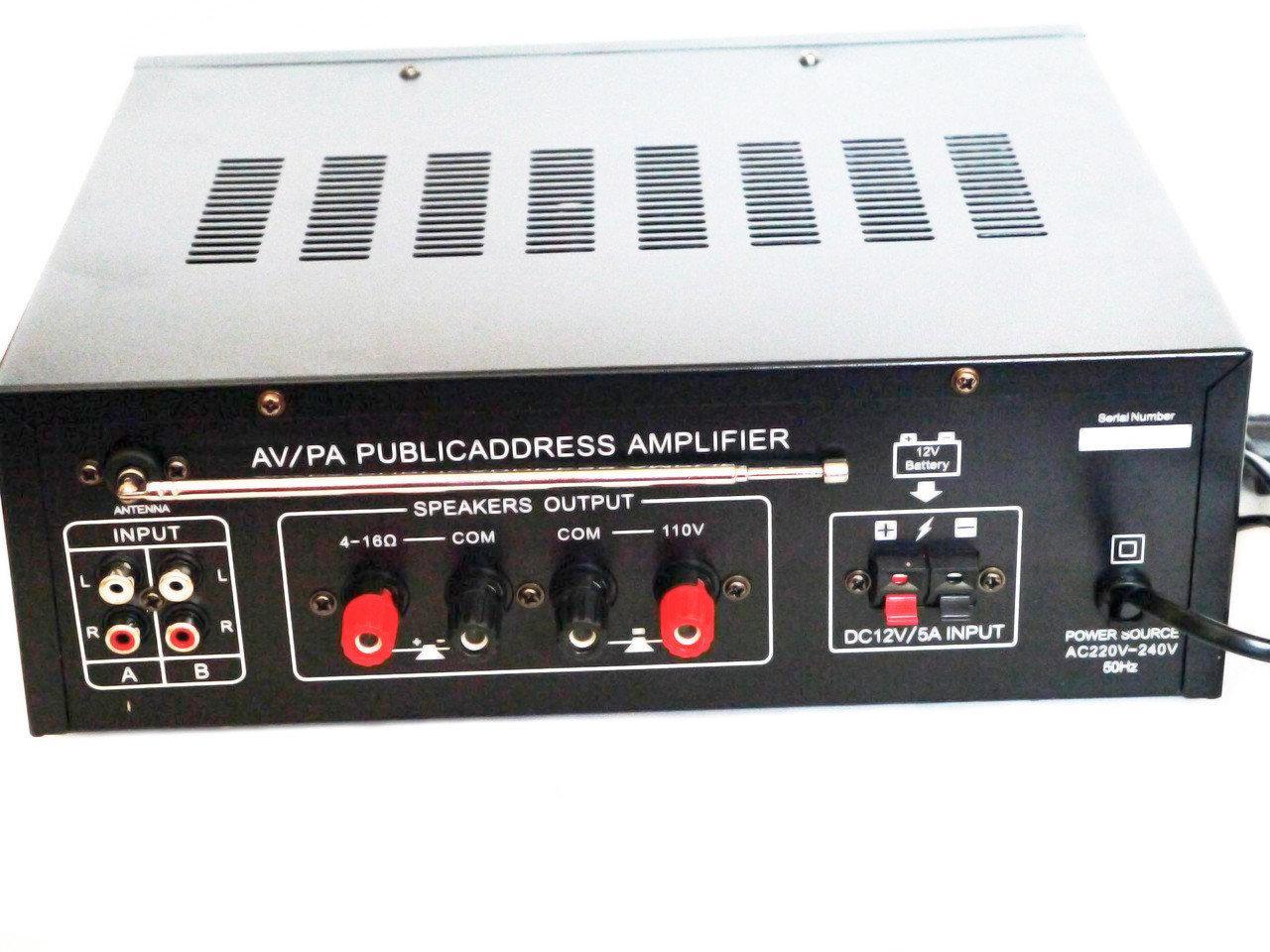 Підсилювач UKC Public Address PA-329BT 5721 з караоке і пультом (SH010064), фото 1