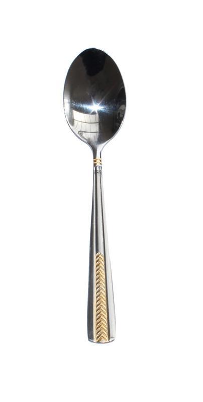 Набір 6 чайних ложок "Золотий колосок" 14см, фото 1