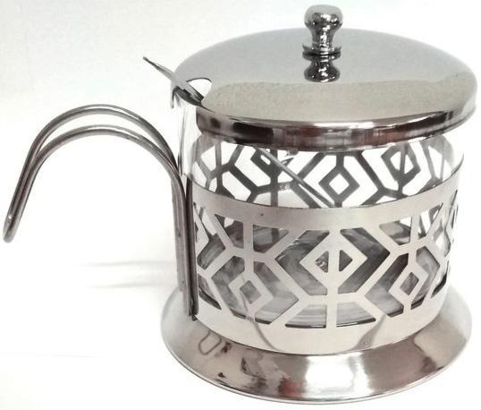 Цукорниця Kamille Perlett 200мл з ложечкою, фото 1