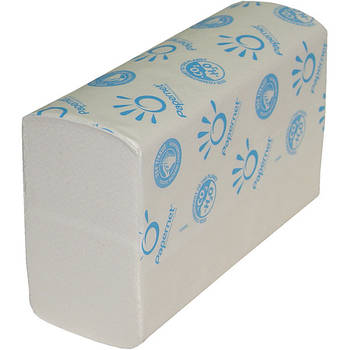 Паперові рушники листові, Z-укладка, целюлозні 3 шари. 406312.