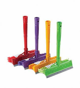 Стяжка пластиковая с щеткой для окон 22 см. KCF2278