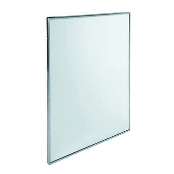 Дзеркало з окантовкою з неіржавкої сталі. EP0350CS