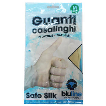 Рукавички латексні господарські щільні, M, 2 шт. SAFE SILK. GUL003BLM