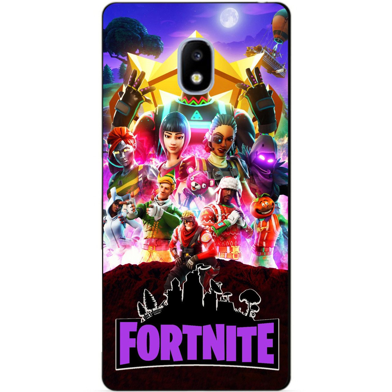 Силіконовий бампер чохол для Samsung J3 2017 Galaxy J330 малюнком Fortnite