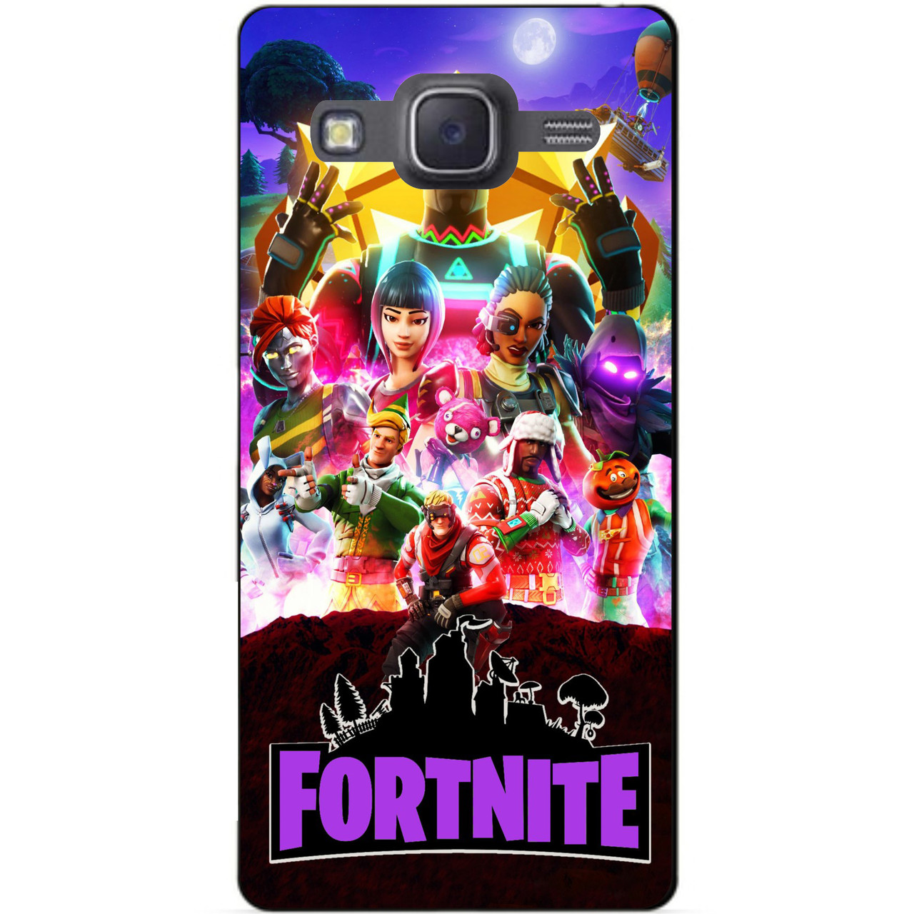 Силіконовий бампер чохол для Samsung J5 2015 Galaxy J500 малюнком Fortnite