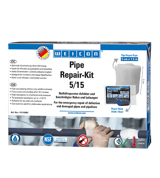 WEICON Pipe Repair-Kit набір для ремонту й армування труб (стрічка  5 см х 1,5 м)