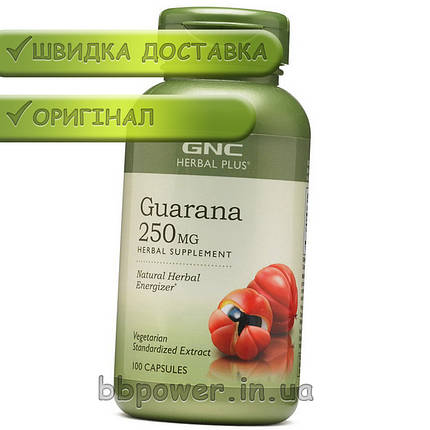 Гуарана GNC GUARANA 100 капс, фото 3