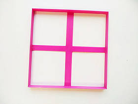 3D-формочки-вирубки для пряників "Квадрат" (24 см)