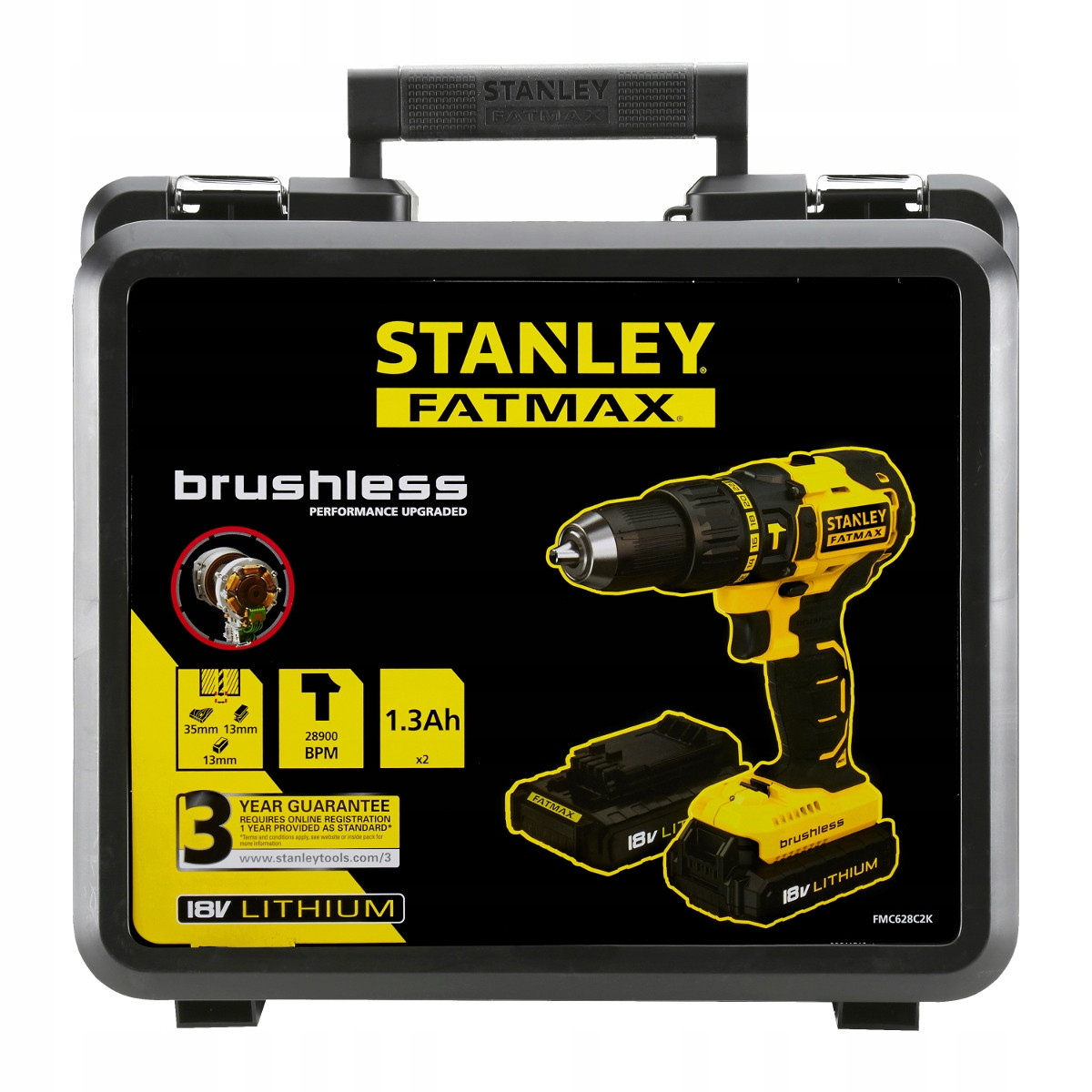 Шуруповерт STANLEY FMC628C2K-QW