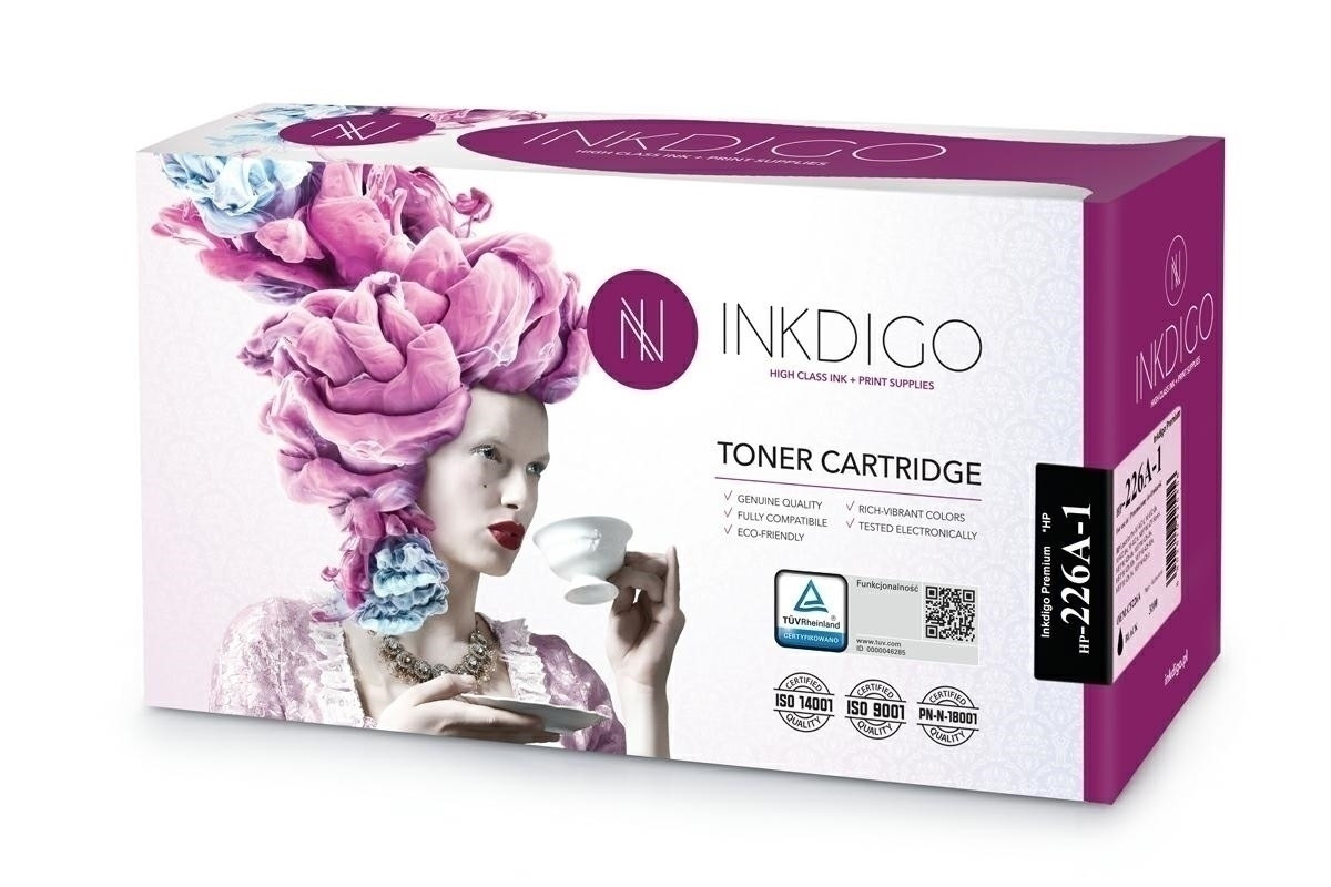 Сумісний картридж Inkdigo™ HP 26A (CF226A) лазерний, новий, чорний, 3.100 стор. (HP-226A-1).