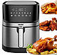 Багатофункціональна піч DMS HF-6E XXL з духовкою. 1800 Вт, системою Air Fryer, функція Гаряче повітря, фото 3