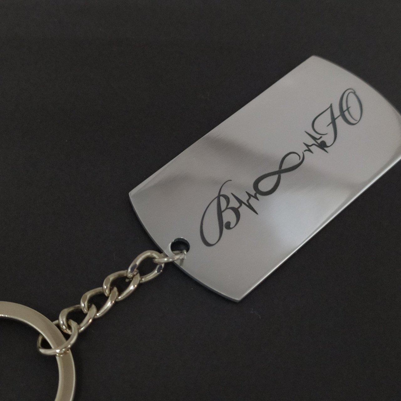 Брелок із гравіюванням із двох сторін, фото 1