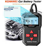 Тестер автомобільних акумуляторів Konnwei KW210, фото 5