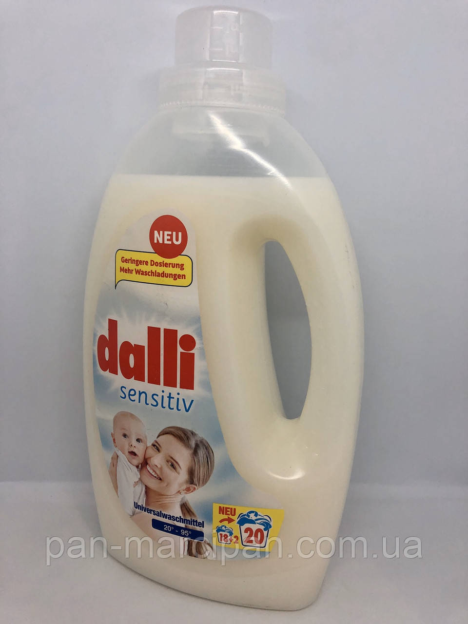 Дитячий гель для прання Dalli Sensitiv (20 пр) 1,1 L Німеччина