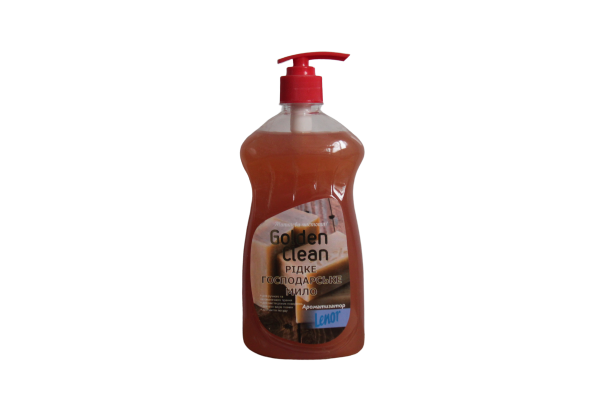Рідке мило 500 мл господарське з дозатором Golden Clean