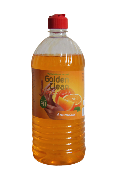 Рідке мило 1 л апельсин Golden Clean