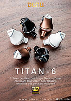 Dunu Titan 6 Brown Навушники Для Телефону Внутрішньоканальні, фото 3