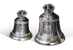 Виготовлення дзвонів Київ. Колокол із бронзи з іконами