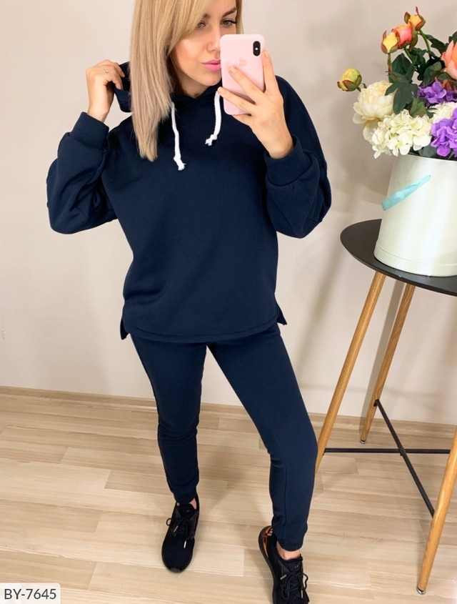 Теплый спортивный костюм женский