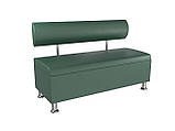 Диван BNB Флеш з ящиком 1200x540x780 темно зелений. Флай 2226. Для офісу, приймальні, очікування, фото 2