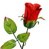 Штучна троянда на ніжці, 65см, фото 3