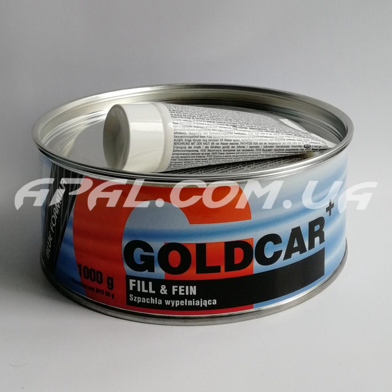 GOLDCAR+ Шпатлівка Fill & Fein /голуба/ Gold Car Plus 1.0kg