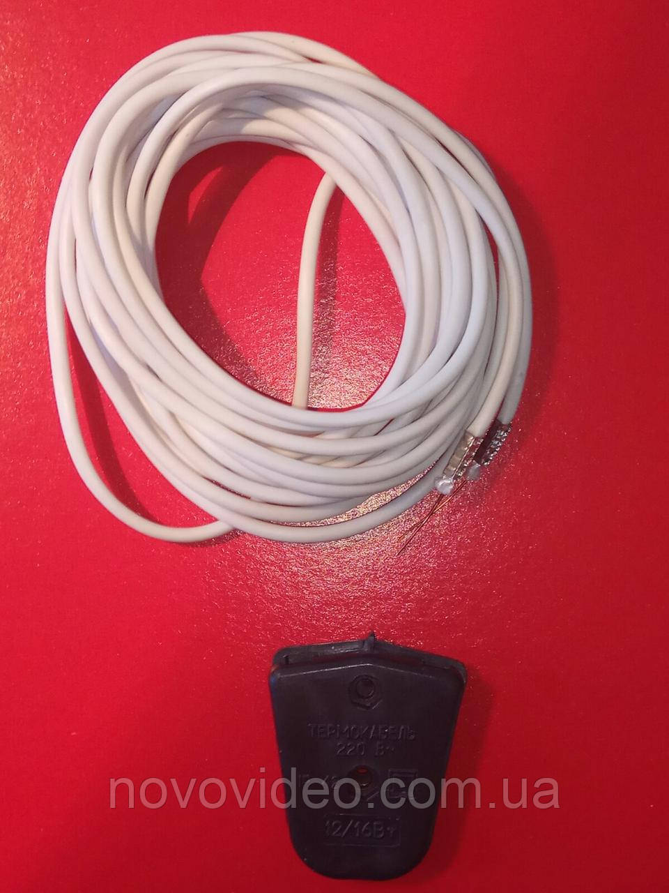 Нагрівальний кабель, шнур теплової для інкубатора, овочесховища 30 Вт