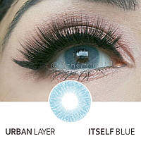 Контактные цветные линзы Urban Layer Itself Blue