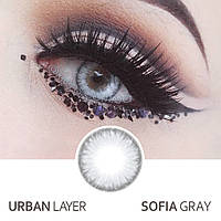 Контактные цветные линзы Urban Layer Sofia Gray