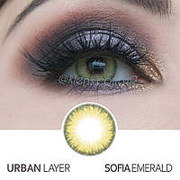 Контактные цветные линзы Urban Layer Sofia Emerald