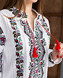 Жіноча біла вишиванка Казка розмір 44 MEREZHKA, фото 2