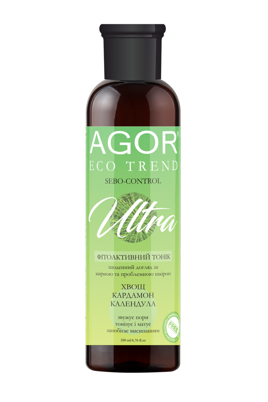 

Фитоактивный тоник "ULTRA" для жирной и проблемной кожи, Agor, 200 мл