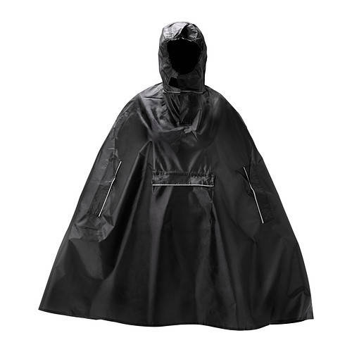 

КНЭЛЛА Дождевик, черный, 60283421, ИКЕА, IKEA, KNALLA