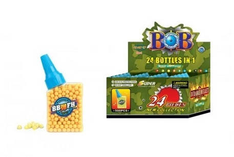 

Пульки для пневмат.оружия BB-3A 9уп по 24шт 500шт., р-р бут. 5.52.711.5см, цена за дисплей бокс,